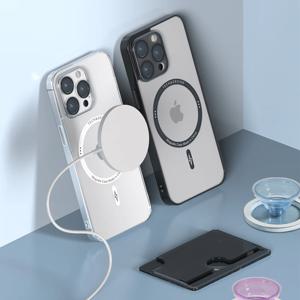 아이폰15 프로 자력 2배 스트롱 풀커버 맥세이프 케이스