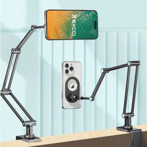 맥세이프 자바라 침대 식탁 책상 4단 관절 휴대폰 거치대