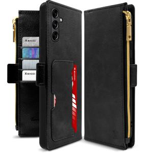 갤럭시A24 케이스 앨리스 지퍼형 거치 카드수납 지갑 가죽 다이어리