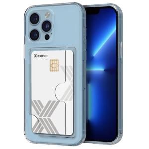 엑씨 아이폰15 프로 클린에어 슬라이드 범퍼 투명 핸드폰 케이스