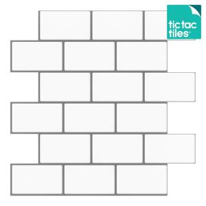 티커타일 써브웨이 모노화이트 주방타일 스티커타일 붙이는타일 DIY 셀프인테리어