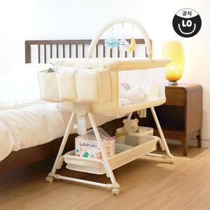 엔젤스콧 신생아 이동식 아기침대 / 토이모빌+사이드수납함 사은품