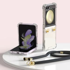 갤럭시 Z플립7FE/6 넥스트랩 범퍼 투명 목걸이 휴대폰 케이스