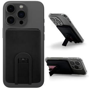 실리콘 부착형 대량수납 스탠드 카드지갑