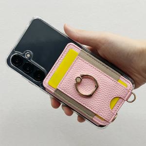 갤럭시A15/버디3 스마트링 거치대 가죽 멀티포켓 카드지갑 넥스트랩 케이스