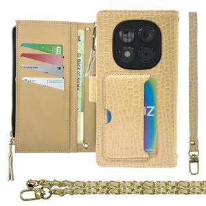 레드미노트14프로 케이스 크로커 스트랩 카드수납 지갑 가죽 다이어리