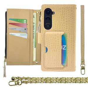 갤럭시S21 울트라 케이스 크로커 스트랩 카드수납 지갑 가죽 다이어리