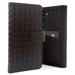 갤럭시S9 플러스 케이스 위브 마그네틱 카드수납 지갑 가죽 다이어리