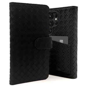 갤럭시 노트9 케이스 위브 마그네틱 카드수납 지갑 가죽 다이어리