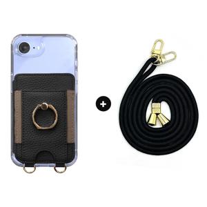 아이폰 16E 스마트링 거치대 가죽 멀티포켓 카드지갑 넥스트랩 케이스