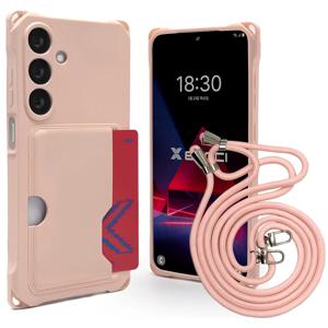 갤럭시A16 실리콘 넥스트랩 카드수납 목걸이 스트랩 케이스