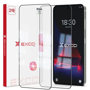 갤럭시S25 엣지 풀커버 초음파 지문인식 강화유리 액정보호필름 2매