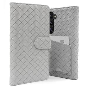 갤럭시 A36 케이스 위브 마그네틱 카드수납 지갑 가죽 다이어리