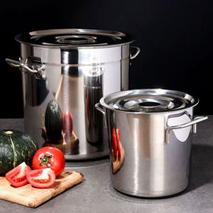 강화 곰솥 냄비 5호(40cmx40cm/50L)-대용량 육수 스텐 들통 식강