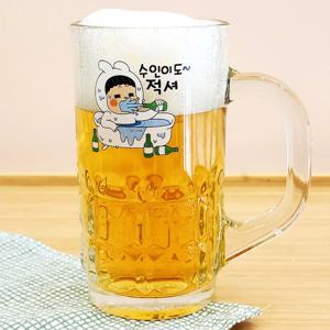 카톡이모티콘 귀염뽀짝 뽀야 각인 소맥잔 하이볼잔