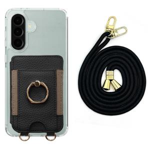 갤럭시 A56 스마트링 거치대 가죽 멀티포켓 카드지갑 넥스트랩 케이스