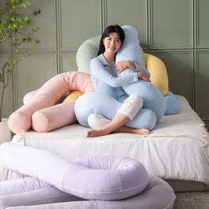 U자형 순면 바디필로우 대형베개 8colors