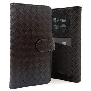 샤오미17 프로 맥스 케이스 위브 마그네틱 카드수납 지갑 가죽 다이어리