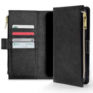 샤오미17 프로 맥스 케이스 앨리스 지퍼형 거치 카드수납 지갑 가죽 다이어리