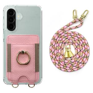 갤럭시A17/버디5 스마트링 거치대 가죽 멀티포켓 카드지갑 넥스트랩 케이스