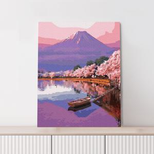 DIY 명화그리기 벚꽃의 호수 40x50cm