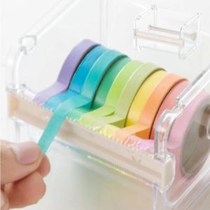 다꾸 디스펜서 투명 보관함 마스킹테이프 커터기 마테 커터