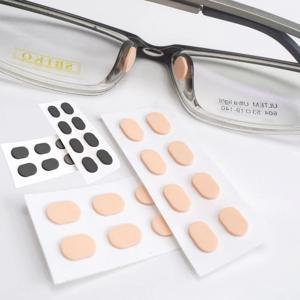 안경 흘러내림 미끄럼 방지 코받침 스펀지 타원형 코패드 스티커 8p