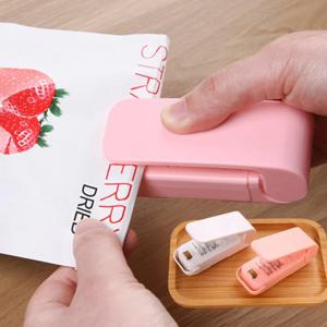 휴대용 과자밀봉 실링기 수동 비닐 밀봉기 매직 미니 씰링기