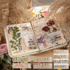 다이어리 꾸미기 책갈피 만들기재료 대형 압화 드라이 플라워 스티커