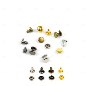 가방 가죽 공예 DIY 양면 리벳 가시메 징 수예용품 부자재 6mm