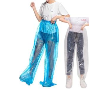 캠핑 작업용 야외 우비 레인팬츠 일회용 가벼운 비닐 바지 방수