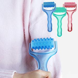 종아리 허벅지 셀프 롤러 스트레칭 지압 발마사지 핸드 안마기