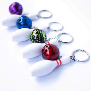 볼링핀 키링 볼링 공 스포츠 열쇠고리 DD-12395