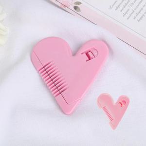 셀프 앞머리 다듬기 헤어 컷팅 빗 브러쉬 다용도 왁싱 제모 하트 빗