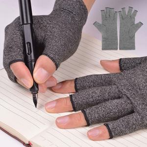 손가락 반장갑 손목 손마디 관절보호 압박 손보호대 오픈장갑 그레이