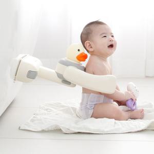 샤워 목욕 핸들 베이직 오리 목욕 붙이는 흡착식 부착식 기저귀갈이대 휴대용