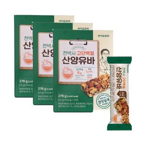 천박사 고단백질 산양유바 고소한 견과루 저당 에너지바