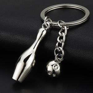 메탈 볼링 키링 볼링핀 스포츠 열쇠고리 DD-12405