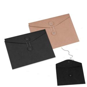 봉투 엽서 편지 크라프트 A4 종이 단추 무지 끈 각대 서류봉투 가로