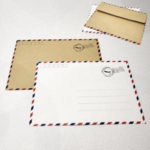 편지 사진 서류 문서 등기 인테리어 소품 클래식 가로형 우편봉투