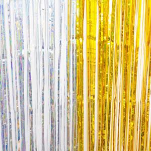 홀로그램 커튼 파티 벽 장식 포토존 크리스마스 생일 데코 소품