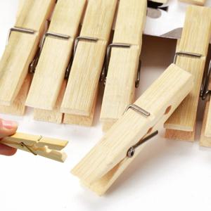 우드클립 인생사진 걸이 대나무 집게 메모홀더 포토클립 20p