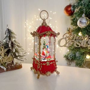 레드 궁전 산타기 워터볼 오르골 스노우볼 LED조명 크리스마스장식 무드등