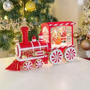 롤리팝 산타 요정 기차 워터볼 오르골 스노우볼 크리스마스조명 LED무드등 미니어