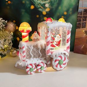 쿠키 산타 기차 워터볼 오르골 산타장식 카페소품 스노우볼 크리스마스조명 LED무드등