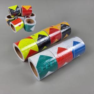 공사 트럭 반사 화살표 안전 경고 야광 야간 스티커 유도선 테이프 마킹