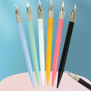 택배 박스 아트 공예 다꾸 언박싱 컬러 커팅펜 정밀작업 나이프