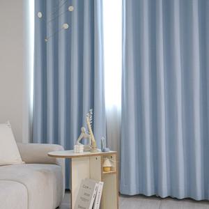 국내제작 오벨로 100프로 암막 항균 3중직 형상기억 커튼 기본핀형 6color