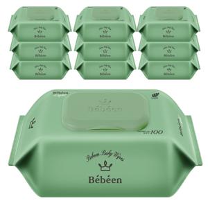 라이트 캡형 물티슈 100매 10팩