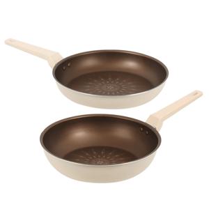 베로나 IH 인덕션 골드 코팅 아이보리 프라이팬 궁중팬 세트